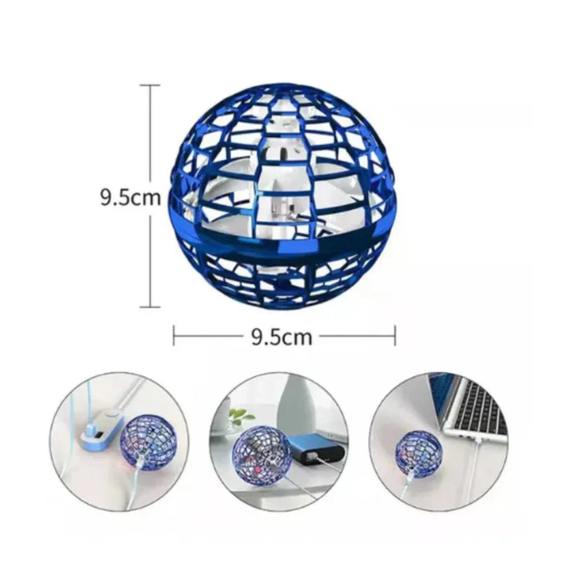 Helendav lendav mängupall