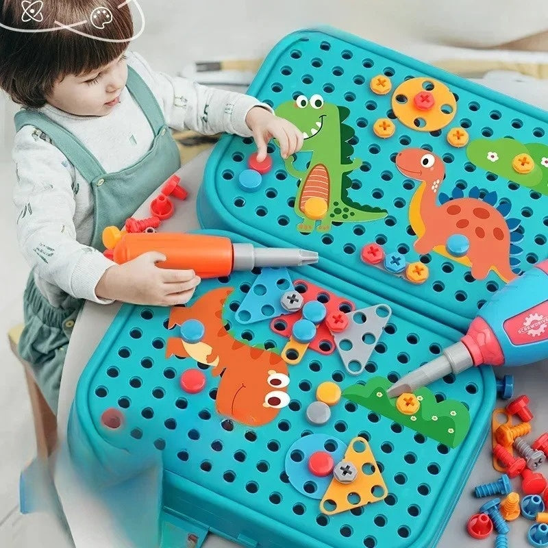 Armas dinosauruseteemaline laste meisterdamiskomplekt