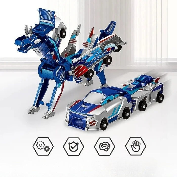 Muutuvad autod, mis põrkel teisenevad maagilisteks olenditeks