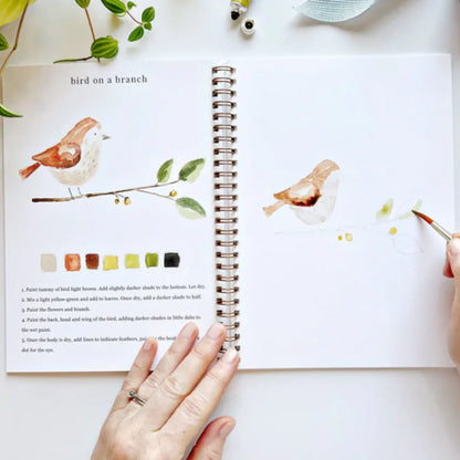 Akvarellimaalimise raamat – aitab lõõgastuda ja meelt rahustada!