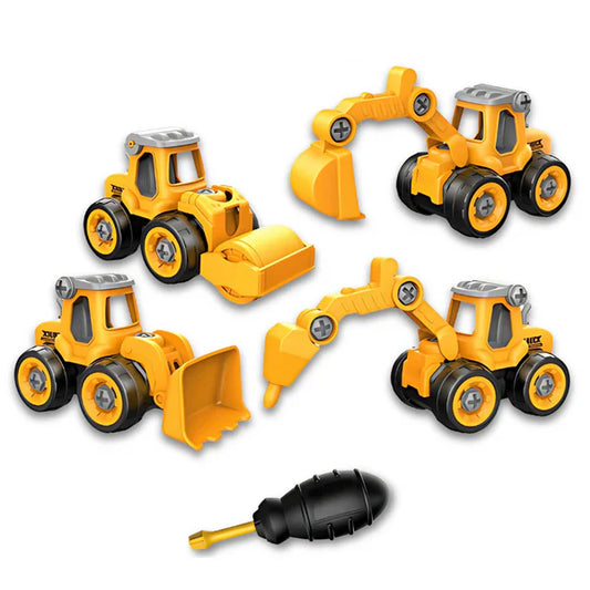 Ehitusmasinate komplekt väikestele inseneridele