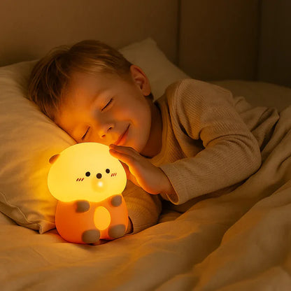 Armas saarmas – silikoonist öölamp