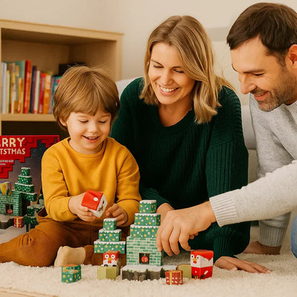 Jõuluteemaline magnetkuubikute komplekt