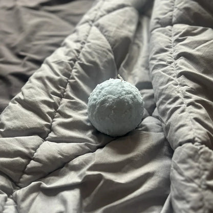 Dekoratiivne talveküünal „Lumepall“