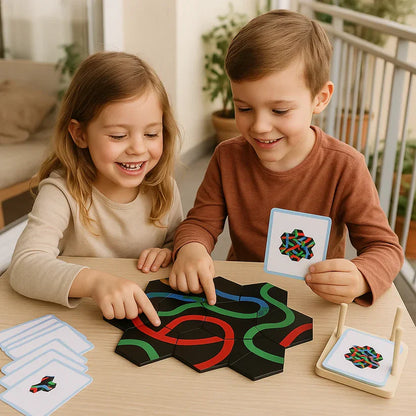 Õppe-labürindi mäng lastele ja kogu perele