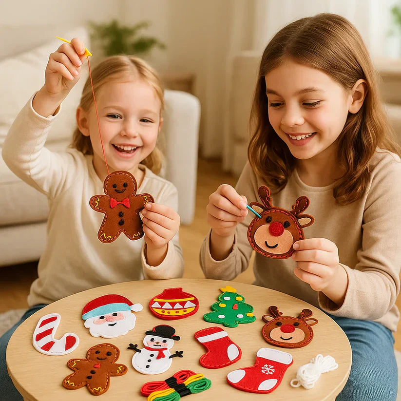 Jõuluteemaline vildikomplekt isetegemiseks