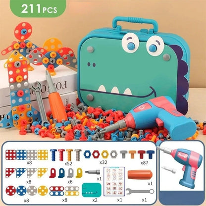 Armas dinosauruseteemaline laste meisterdamiskomplekt