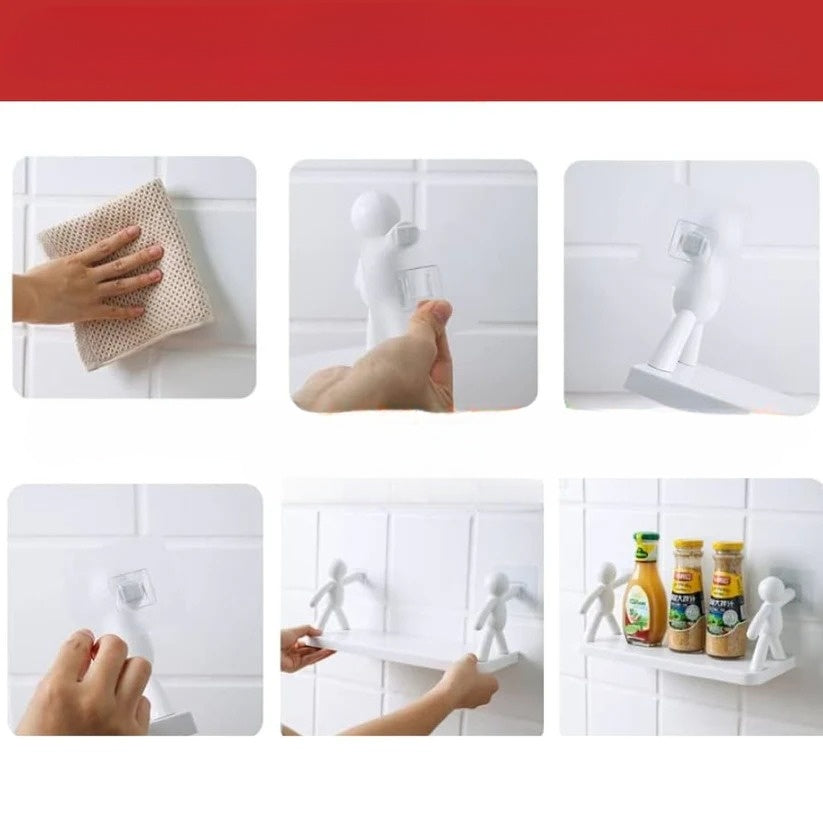 Dekoratiivne seinariiul kleebitava kinnitusega