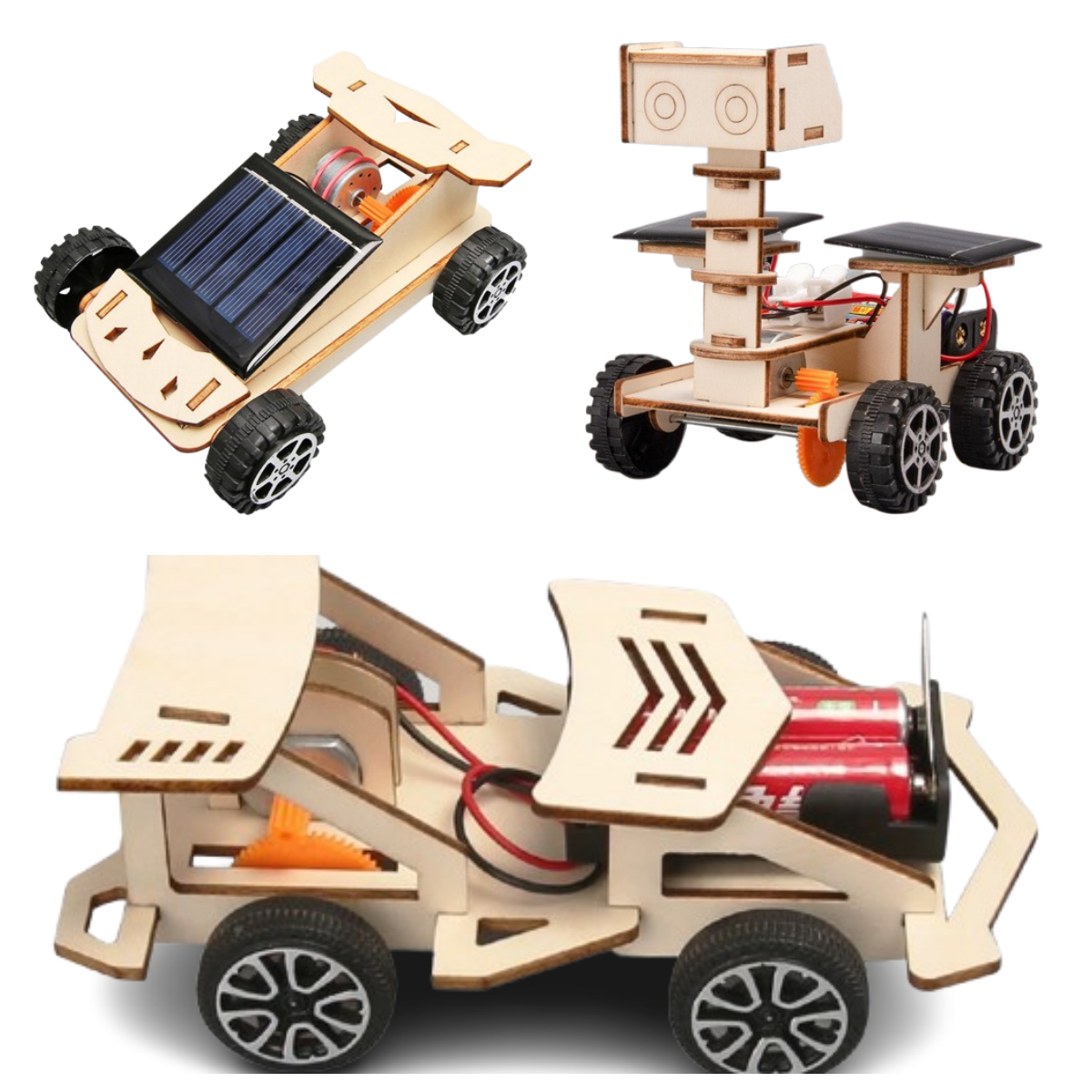 Käsitööna valminud loomingulised tehnilised mänguasjad