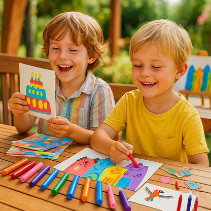 Loominguline vikerkaarevärvide joonistamiskomplekt