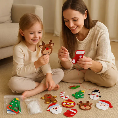 Jõuluteemaline vildikomplekt isetegemiseks