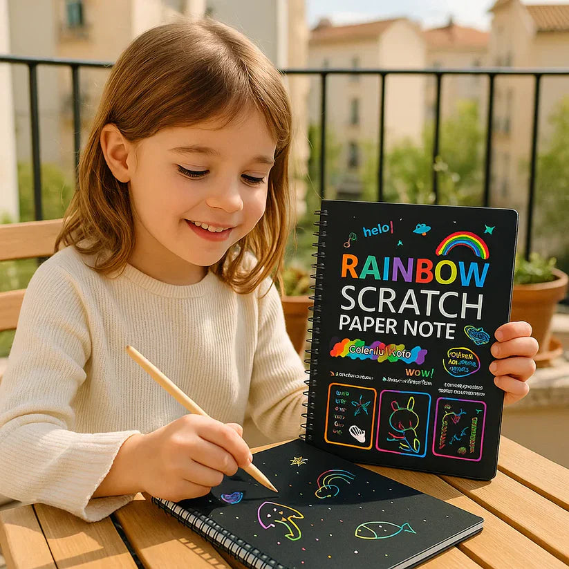 Maagiline vikerkaarekraapepaber