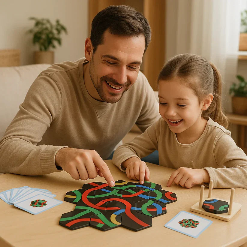 Õppe-labürindi mäng lastele ja kogu perele