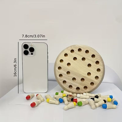 Puidust mälu- ja loogikamäng–mõistatus kogu perele