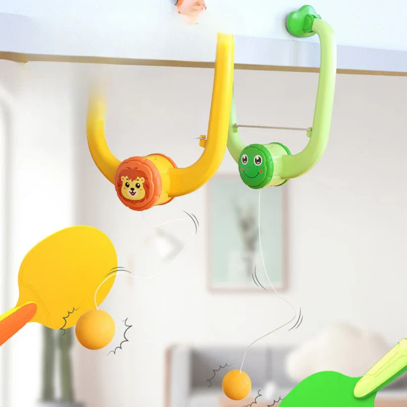 Riputatav lauatennise komplekt lastele