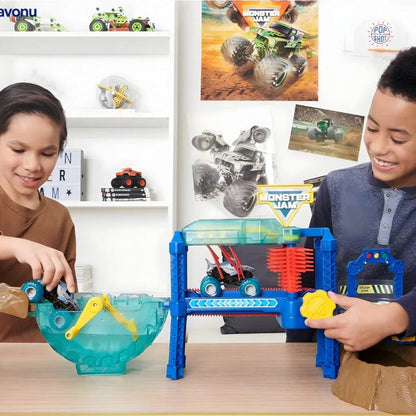 Värvi muutva mänguautode pesula lastele