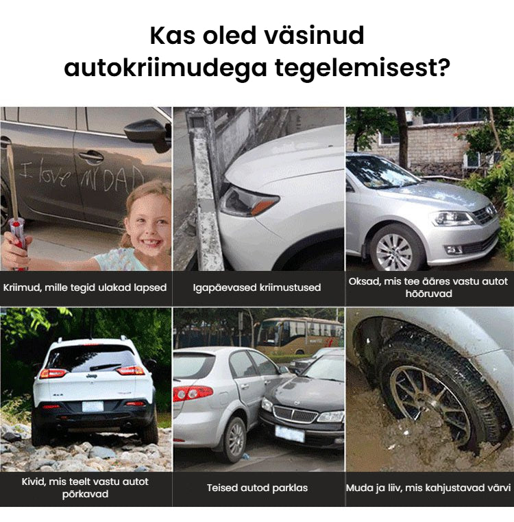 Autokriimustuste parandussprei