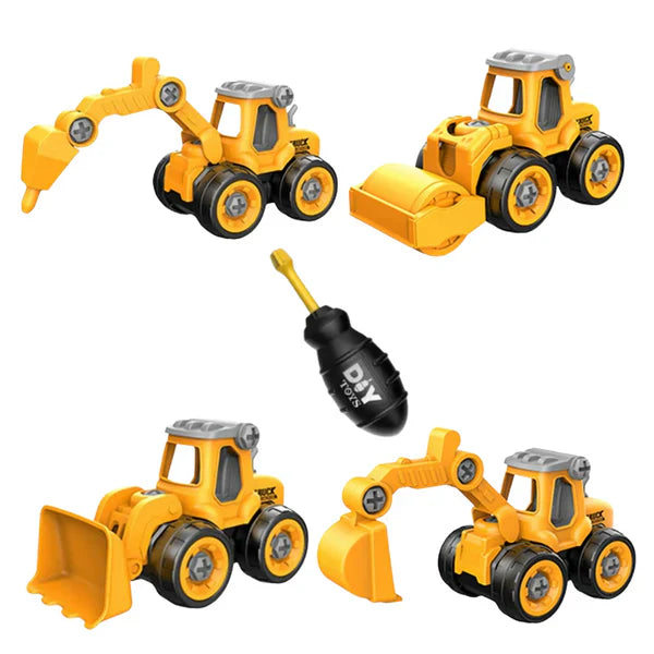 Ehitusmasinate komplekt väikestele inseneridele