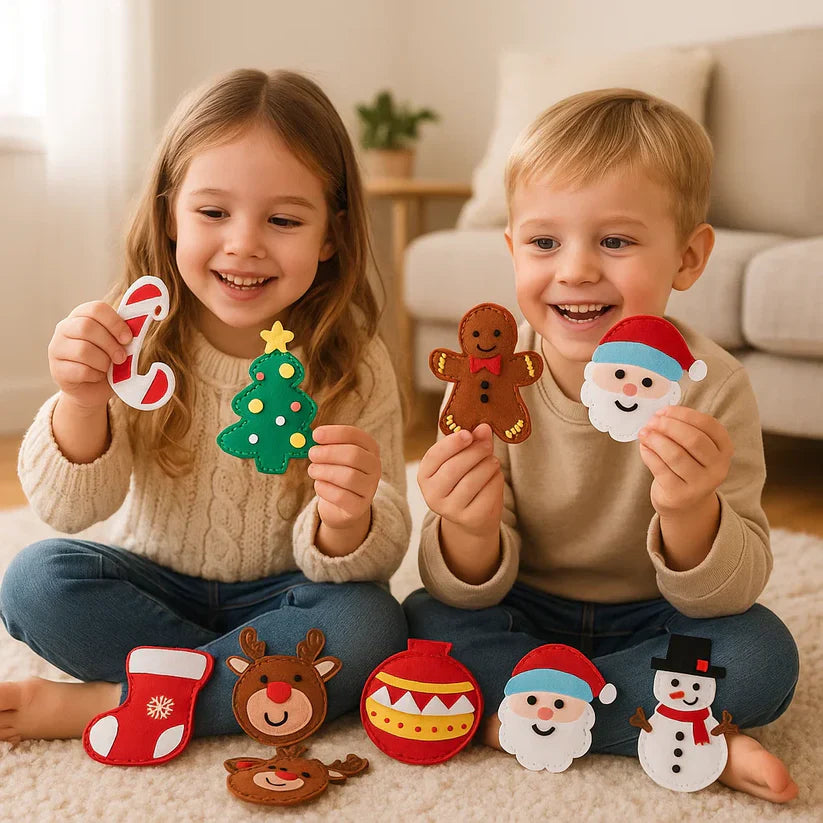 Jõuluteemaline vildikomplekt isetegemiseks