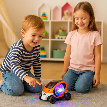 Helendav 360° muusikaline trikimasin