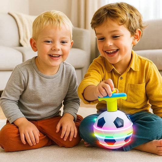 Helendav LED-jalgpallipööris