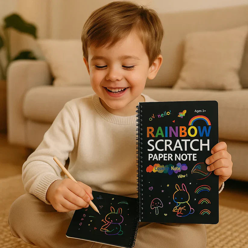 Maagiline vikerkaarekraapepaber