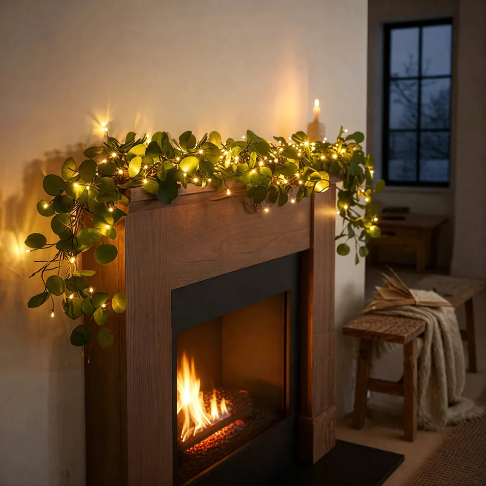 Dekoratiivne valguskett roheliste aktsentidega