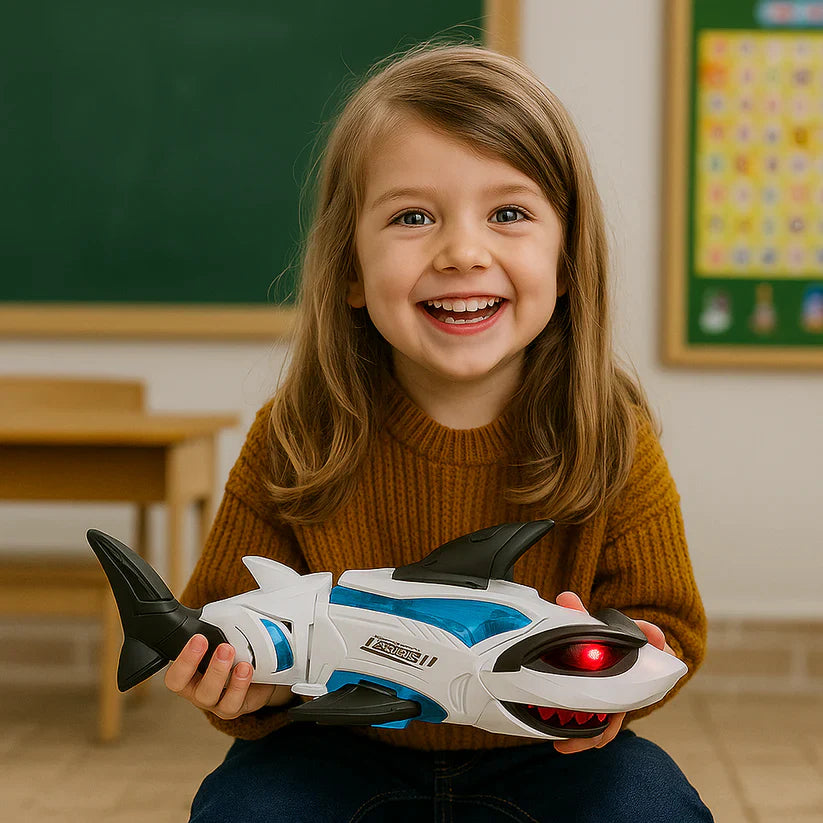 Helendav muusikahai – laste mänguasi