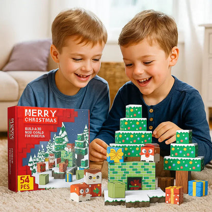 Jõuluteemaline magnetkuubikute komplekt