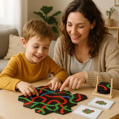 Õppe-labürindi mäng lastele ja kogu perele