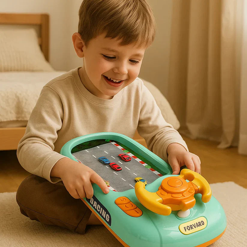 Lastele mõeldud võidusõidumängu komplekt