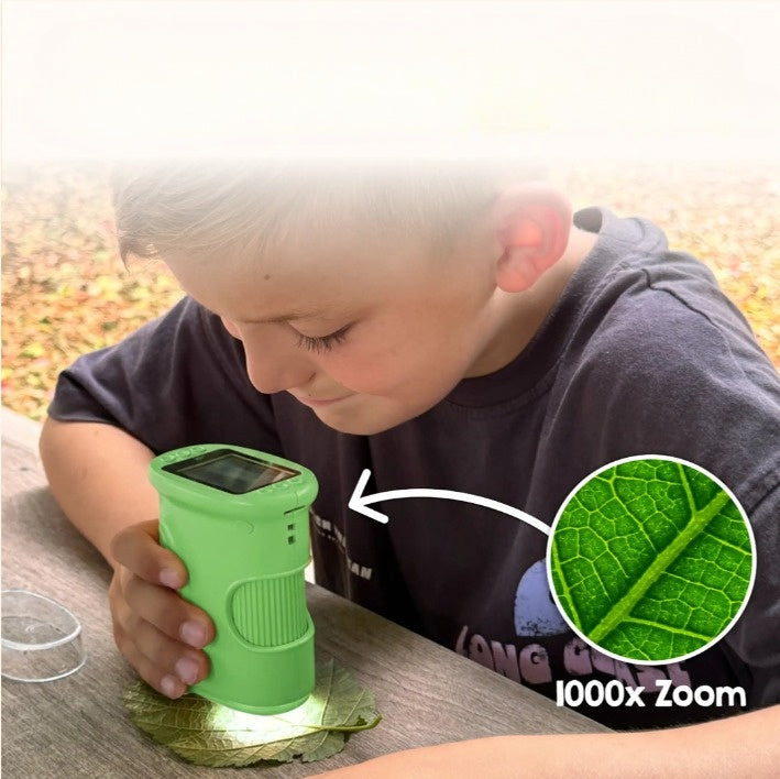 Lastesõbralik digitaalne uurimismikroskoop