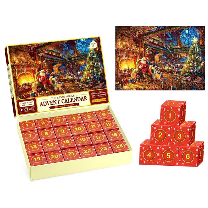 Jõuluteemaline pusle-adventkalender