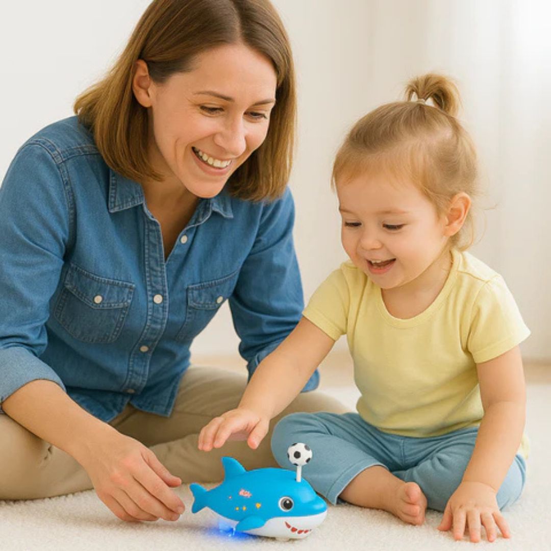 Ujuv haimänguasi palliga