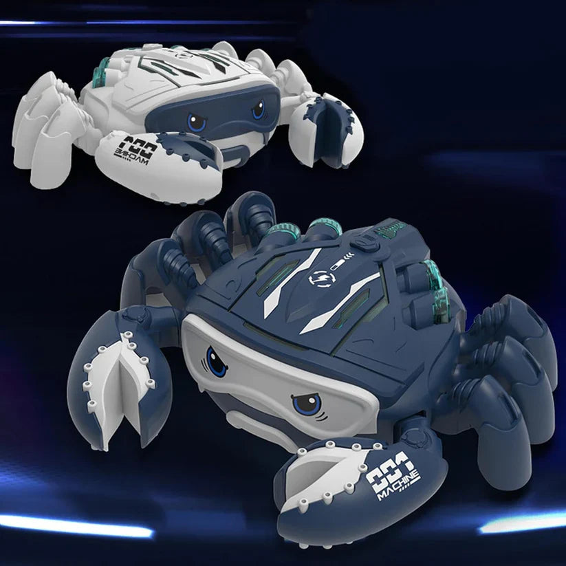 Helendav muusikaline krabi õrna veeuudu efektiga