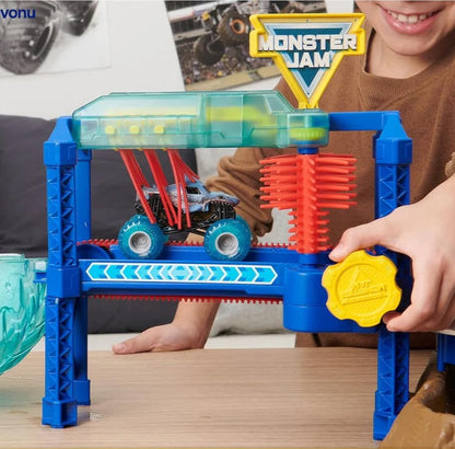 Värvi muutva mänguautode pesula lastele