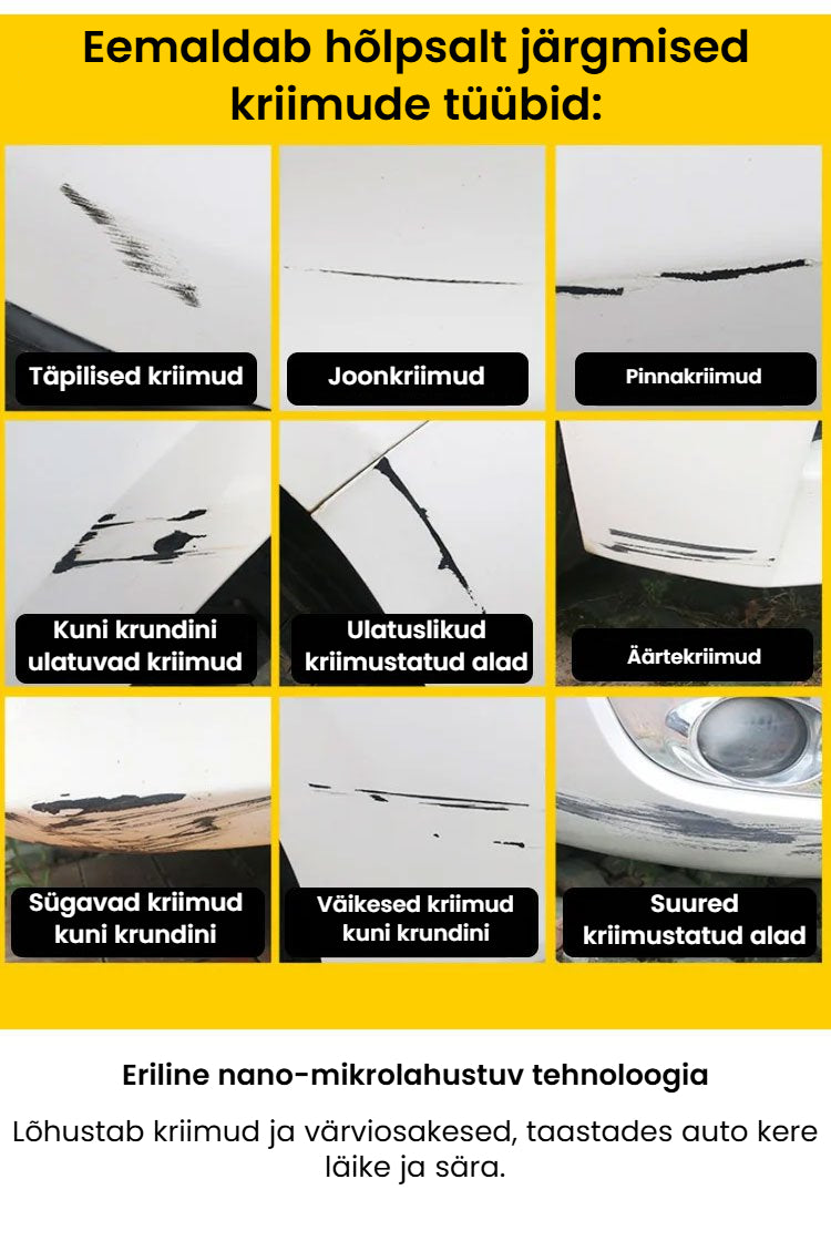 Autokriimustuste parandussprei