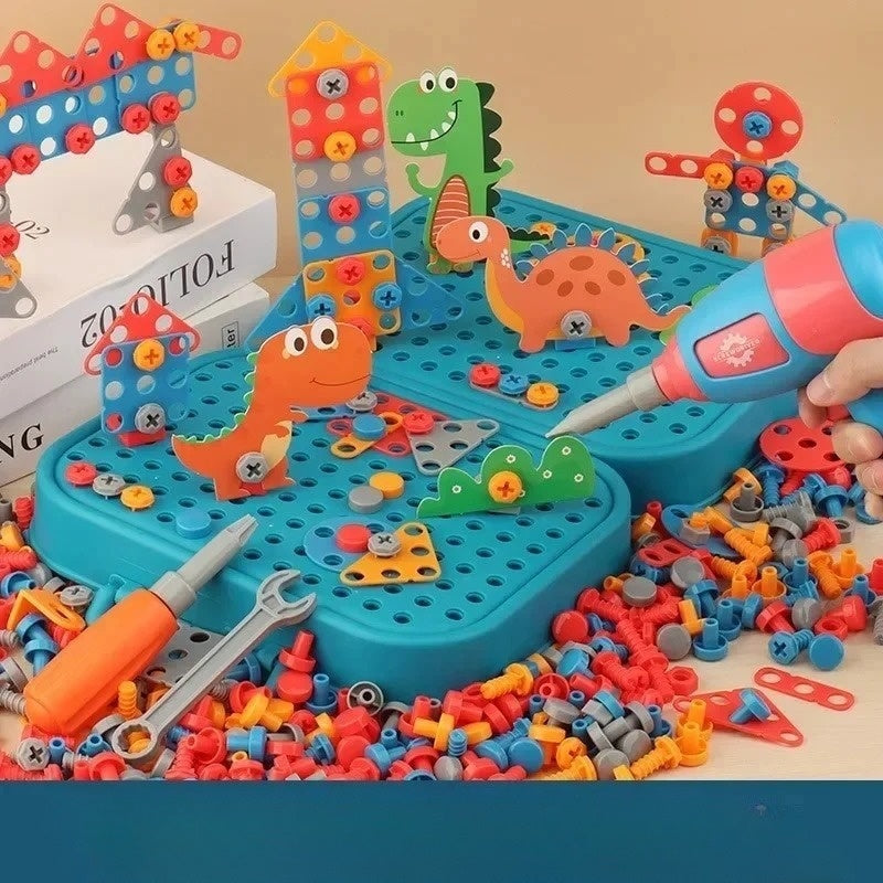 Armas dinosauruseteemaline laste meisterdamiskomplekt