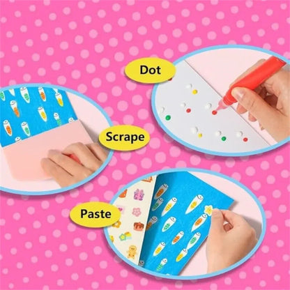 Loominguline vikerkaarevärvide joonistamiskomplekt