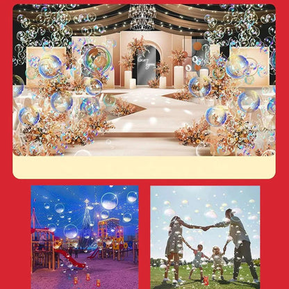 Seebimullide ilutulestik – ohutu valguse ja mullide show