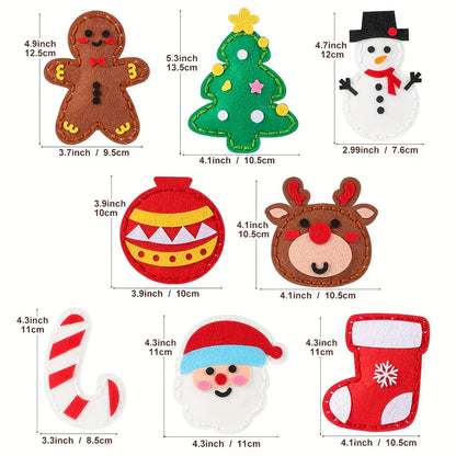 Jõuluteemaline vildikomplekt isetegemiseks