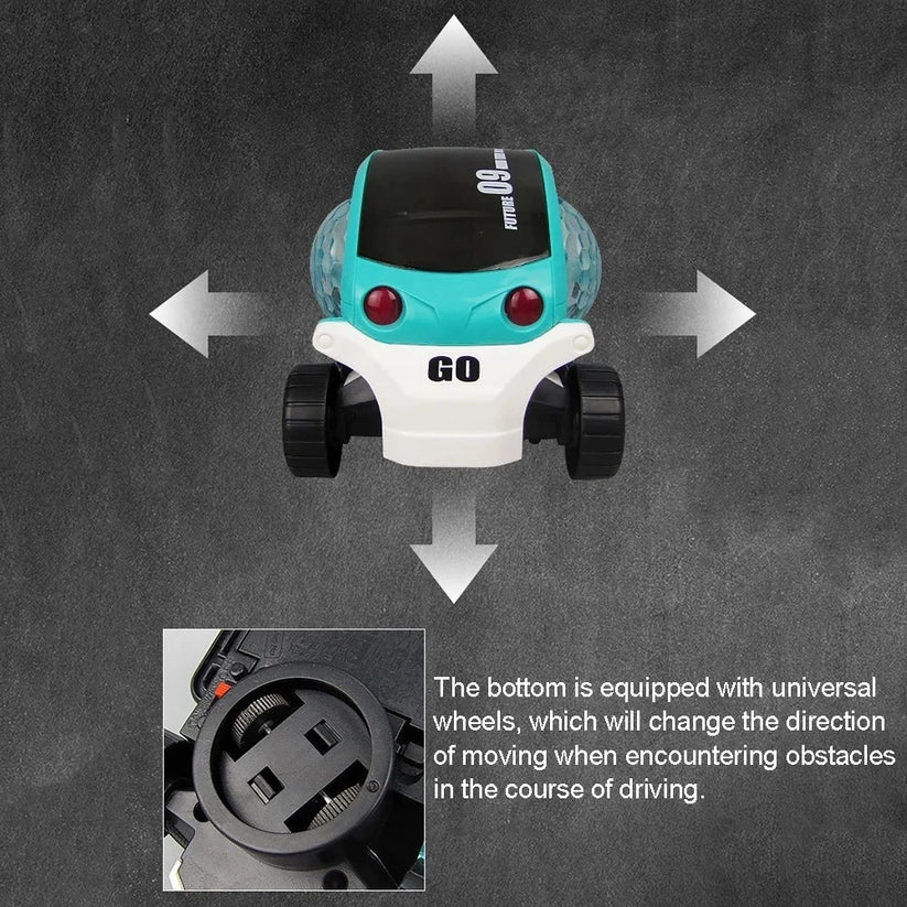 Helendav 360° muusikaline trikimasin