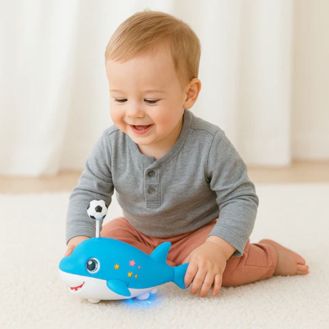 Ujuv haimänguasi palliga