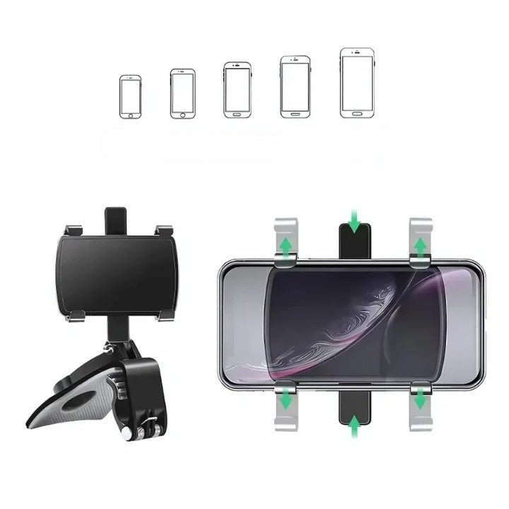 360° telefonhoidik – pöörlev alus tugeva ja kompaktse haardega