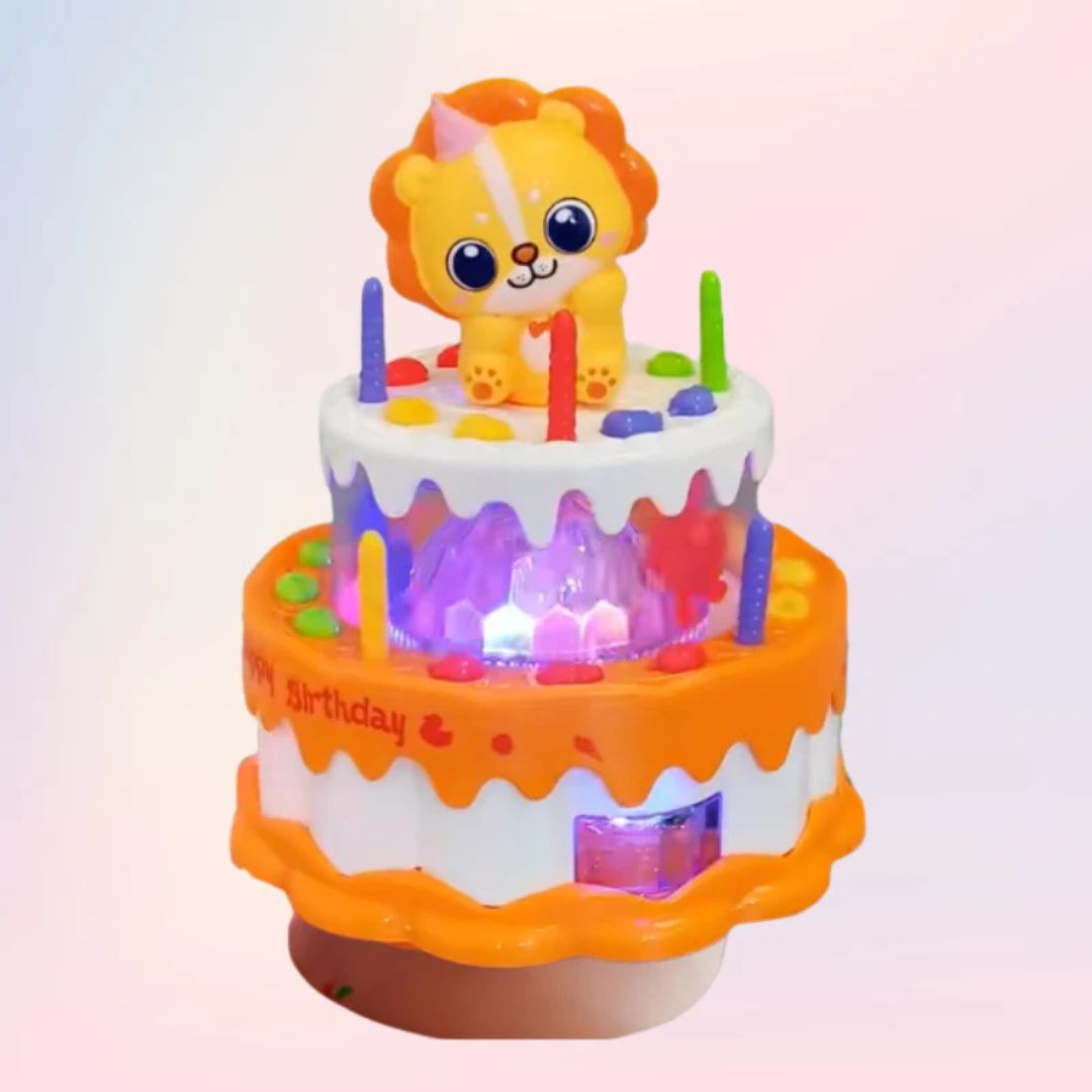 Tantsiv Sünnipäevatort – Muusikaline LED Mänguasi Lastele