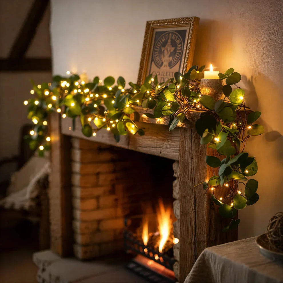 Dekoratiivne valguskett roheliste aktsentidega