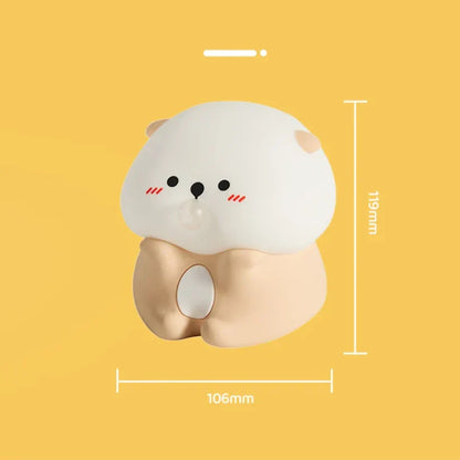 Armas saarmas – silikoonist öölamp