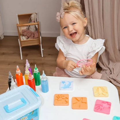 Võlumaailma geel veepäkapikkude loomiseks – 4, 8 või 12 värvi