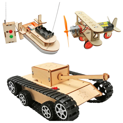 Käsitööna valminud loomingulised tehnilised mänguasjad