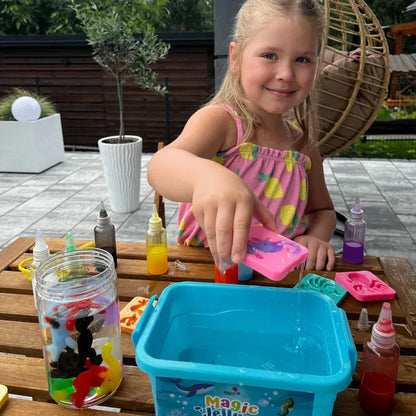 Võlumaailma geel veepäkapikkude loomiseks – 4, 8 või 12 värvi